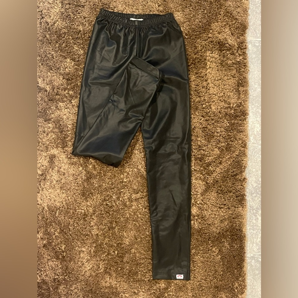 Tight Sleek Leather Pants Girl pants Size 7